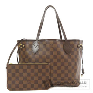 Louis Vuitton Neverfull Tote Bag Damier Canvas Brown